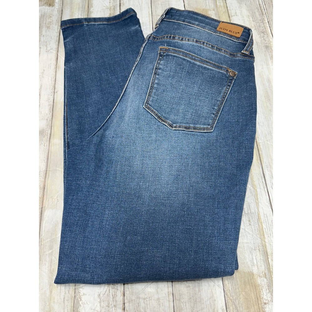 Judy Blue JB8115MD High Rise Skinny Jeans Mediumβ Wash Denim Womens 7/28